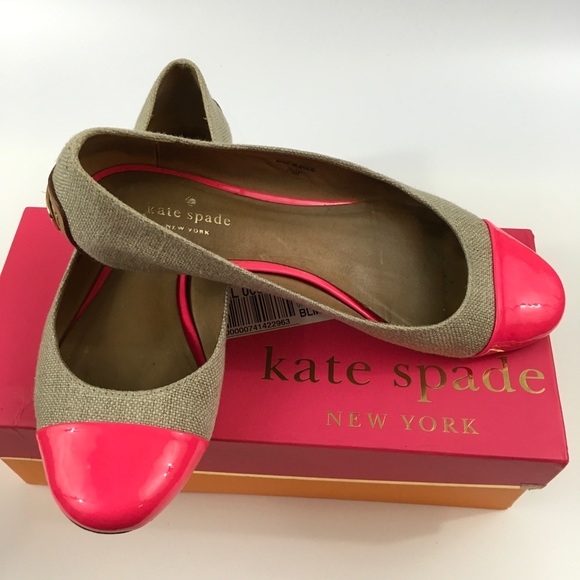 kate spade Shoes - Kate Spade hot pink Ballet flats